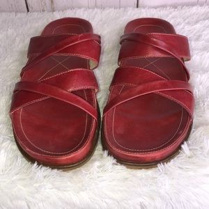 Ladies Indigo slip-on sandals.  Size 9B